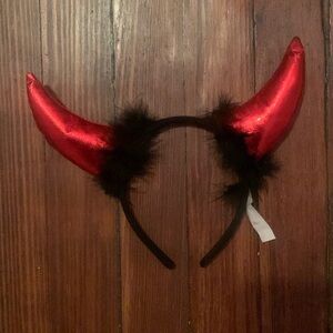 Red Devil Horn Headband
